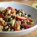 Black Bean Corn Avocado Salad Recipe | The Hungry Hutch