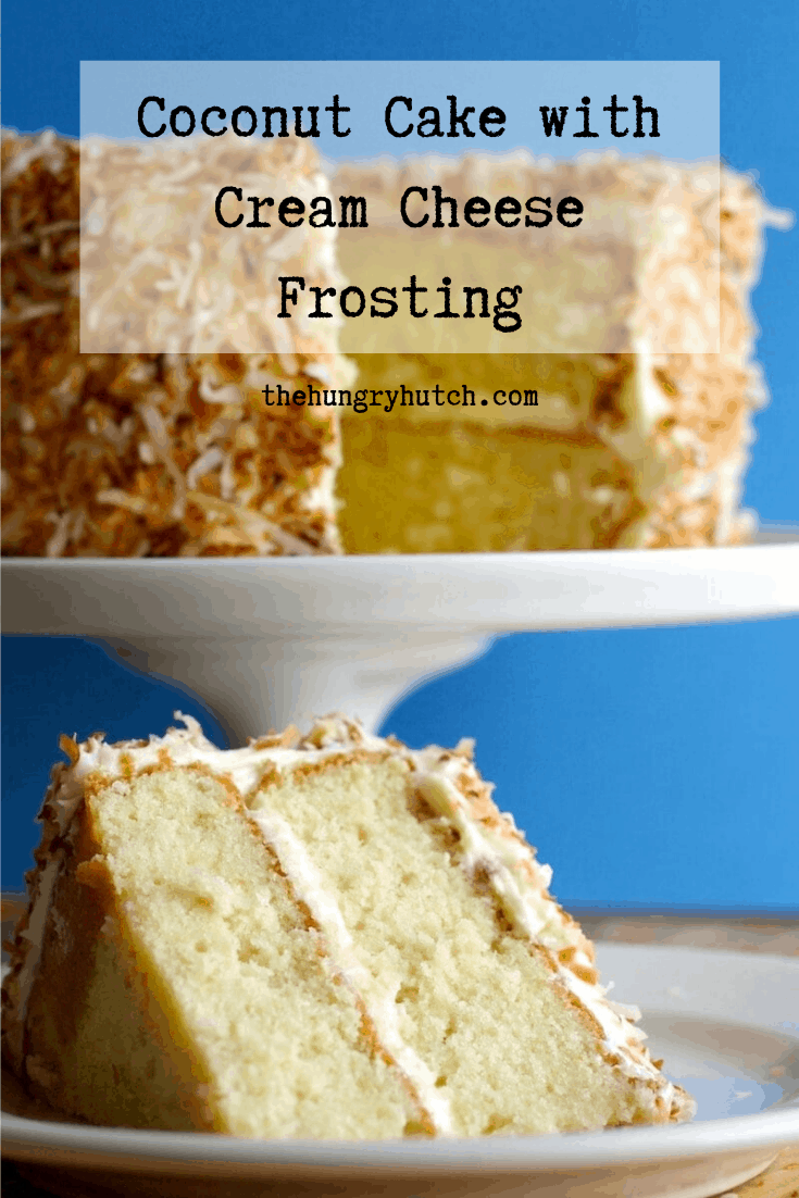 Southern Coconut Cake With Cream Cheese Frosting Recipe The Hungry Hutch 0663