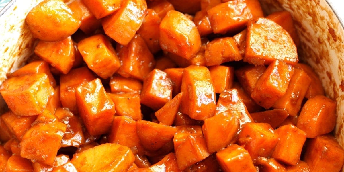 Stove Top Candied Sweet Potatoes | The Hungry Hutch