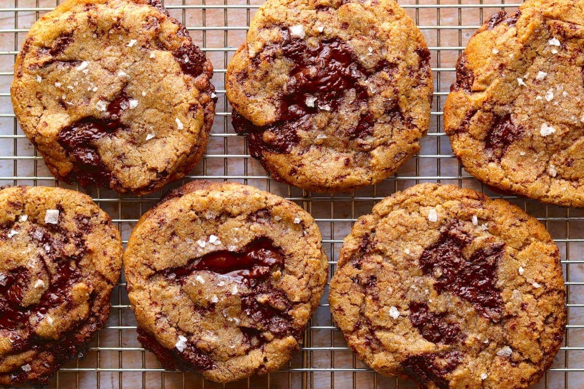 Chewy Triple Chip Rye Cookies